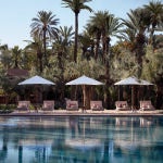 La piscina exterior del Royal Mansour Marrakech