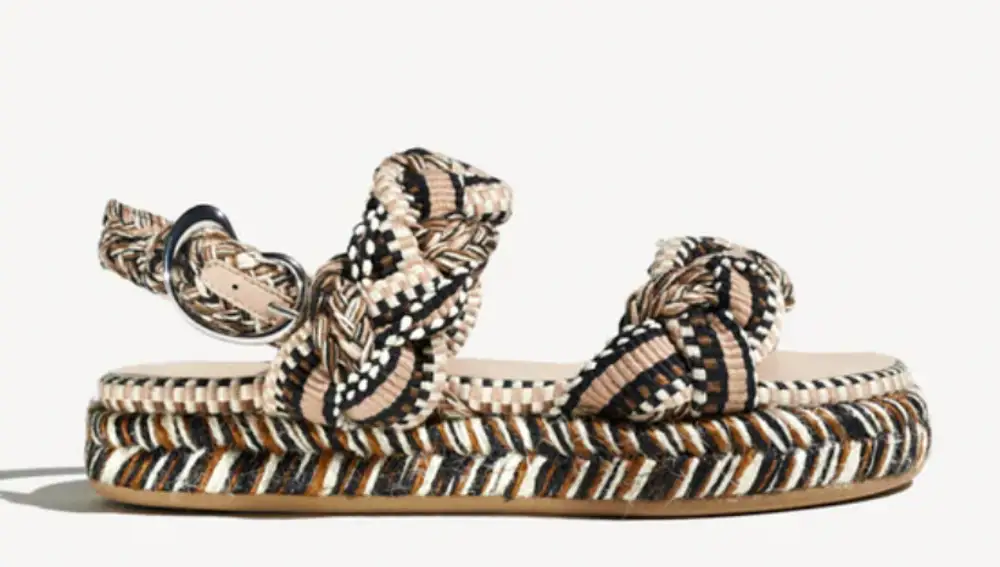 Sandalias tiras.