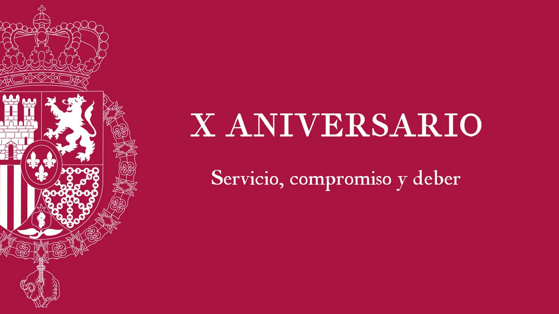 «Servicio, compromiso y deber», el lema de la conmemoración
