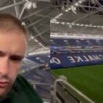 Un aficionado inglés se queda dormido Veltins-Arena y se despierta a las 4 de la madrugada
