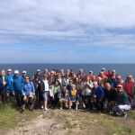 La Asociación de Andariegos Segovianos recorre la costa de Cudillero