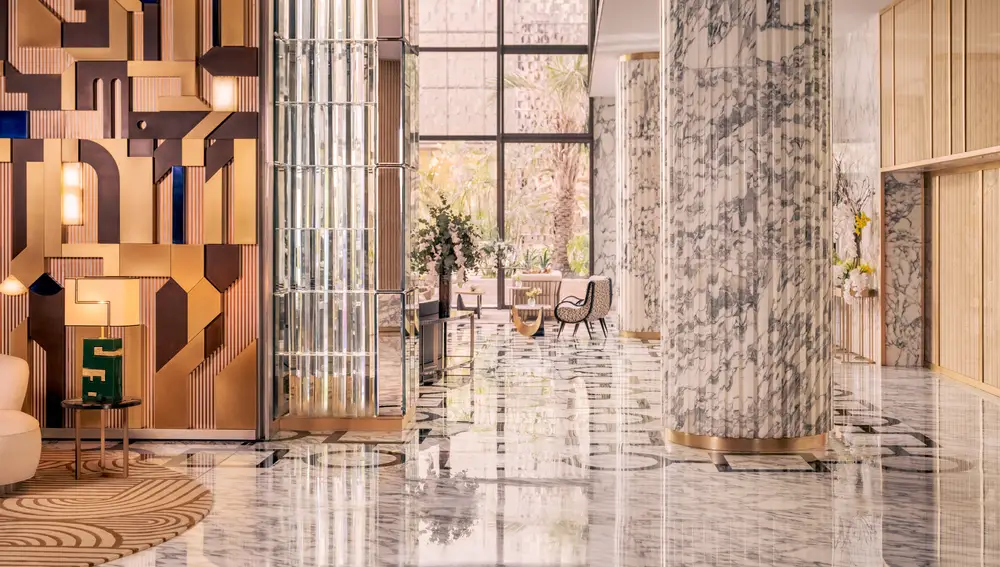 El lobby del Royal Mansour Casablanca