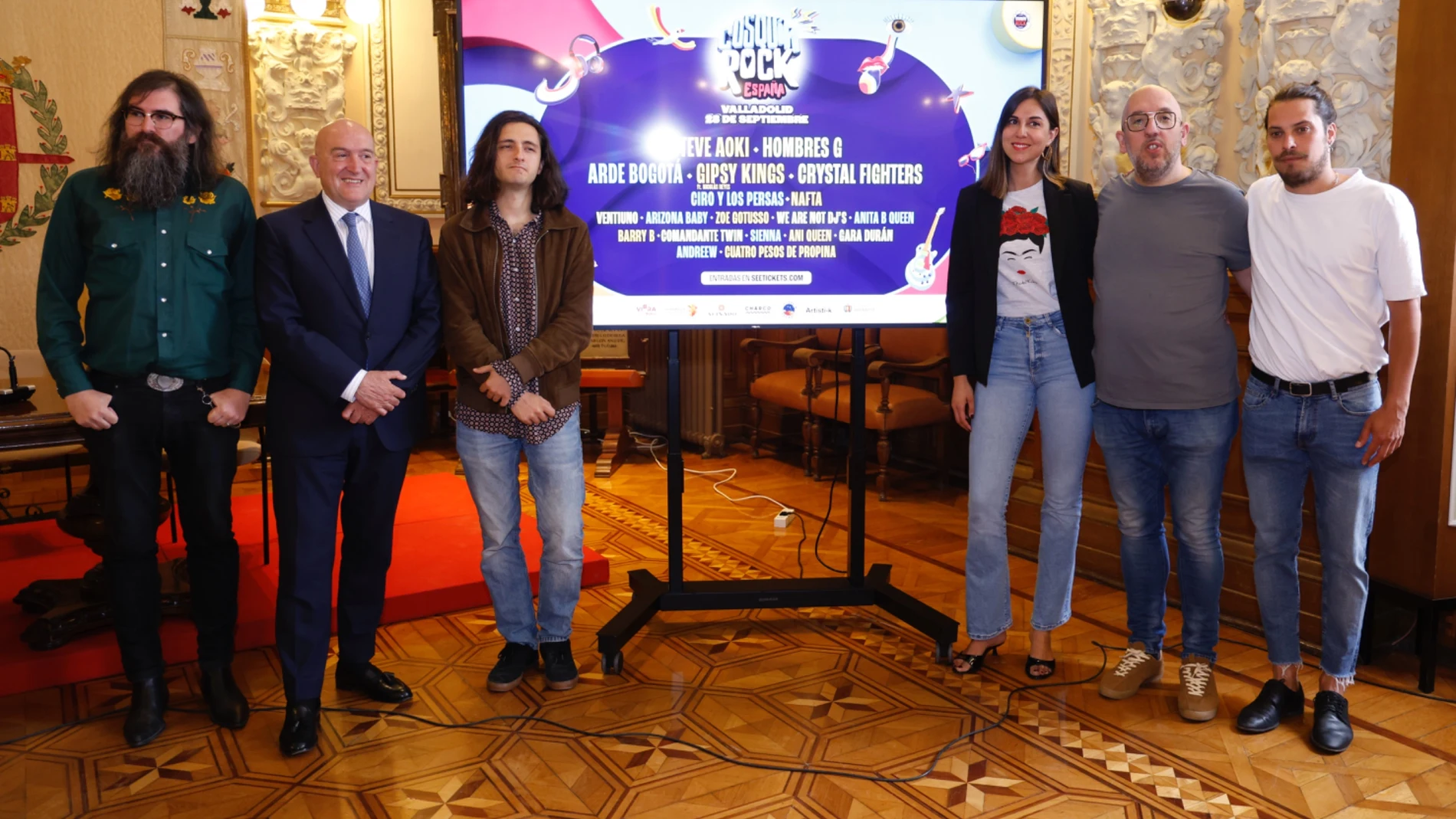 Presentación del "Cosquín Rock España" en Valladolid