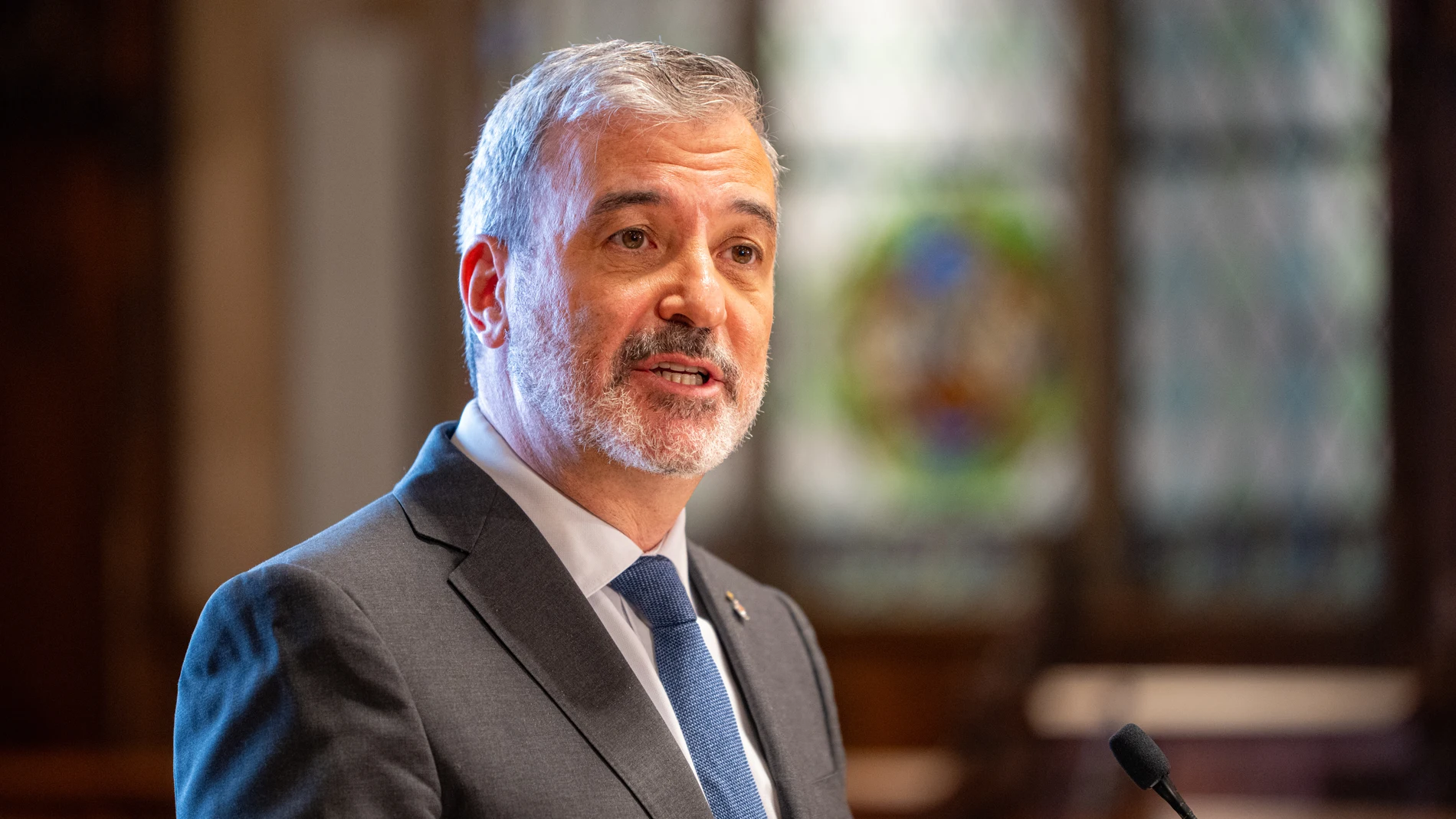 El alcalde de Barcelona, Jaume Collboni, anuncia la salida del Tour de Francia 2026 en Barcelona, a 18 de junio de 2024, en Barcelona, Catalunya (España). Anteriormente, Barcelona ha sido escenario de varias etapas del Tour, la última en 2009, hace 13 años, pero nunca había acogido la salida. Lo que sí acogió la ciudad condal fue el inicio de la Vuelta a España el año pasado, 2023. 18 JUNIO 2024;DEPORTES;BICICLETA;TOUR DE FRANCIA;FRANCIA Lorena Sopêna / Europa Press 18/06/2024