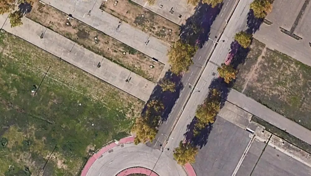 Vista aérea del recinto ferial de La Peraleda en Toledo