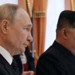 Russian President Putin meets Korean leader Kim Jong Un in Pyongyang 