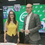 Isabel Madruga y Mariano González de CSIF Castilla y León