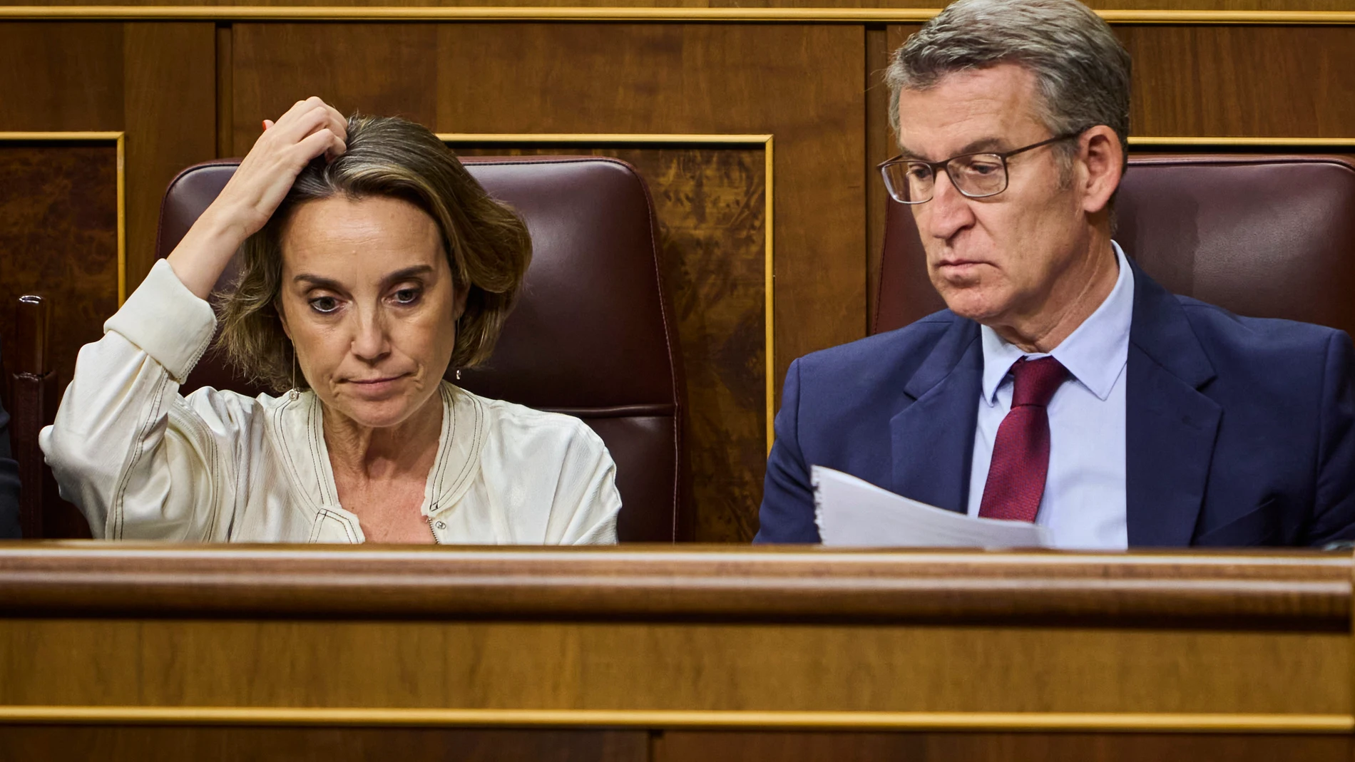 Pleno del Congreso de los Diputados. Asisten Pedro Sánchez, María Jesús Montero, Yolanda Diaz y Alberto Nuñez Feijoo. © Alberto R. Roldán / Diario La Razón. 20 06 2024