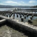 Aquis Querquennis, cubierto por el agua del embalse.