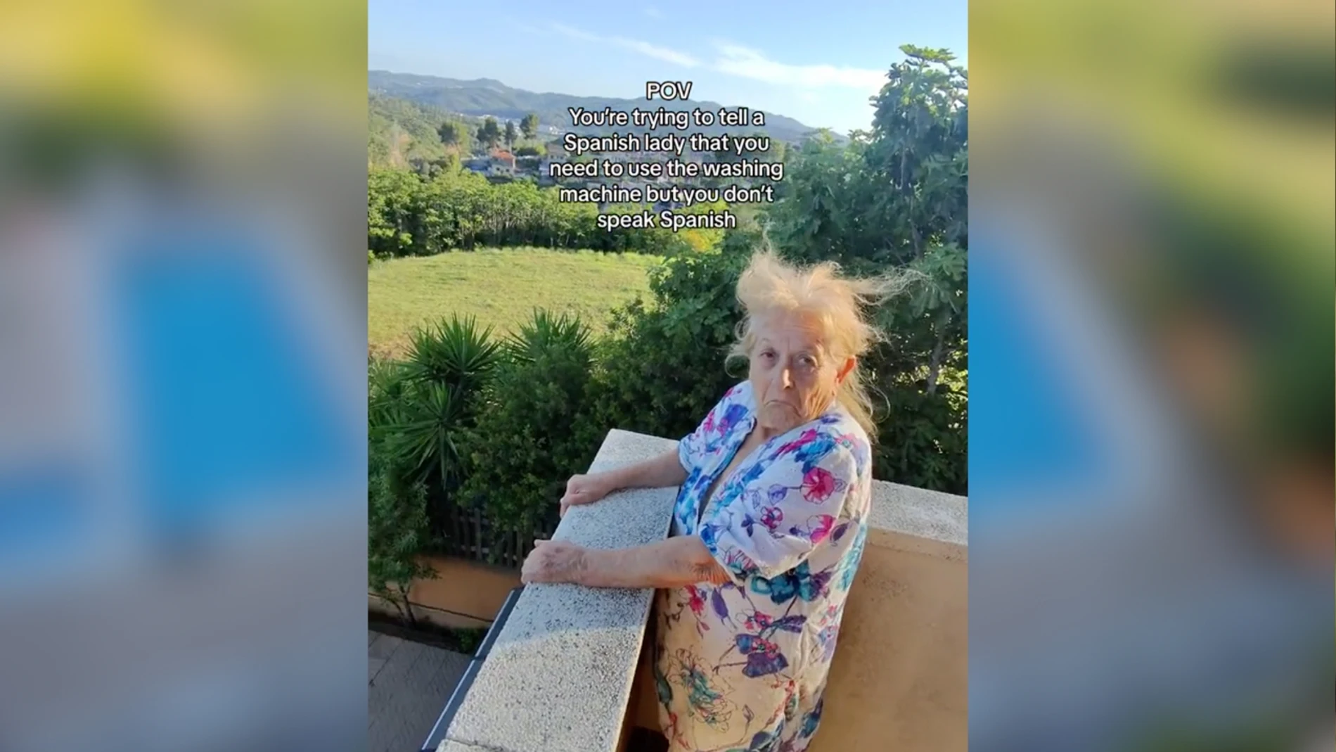 La surrealista conversación entre un extranjero y su casera española