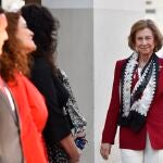 La Reina Sofía y su look en Almería.