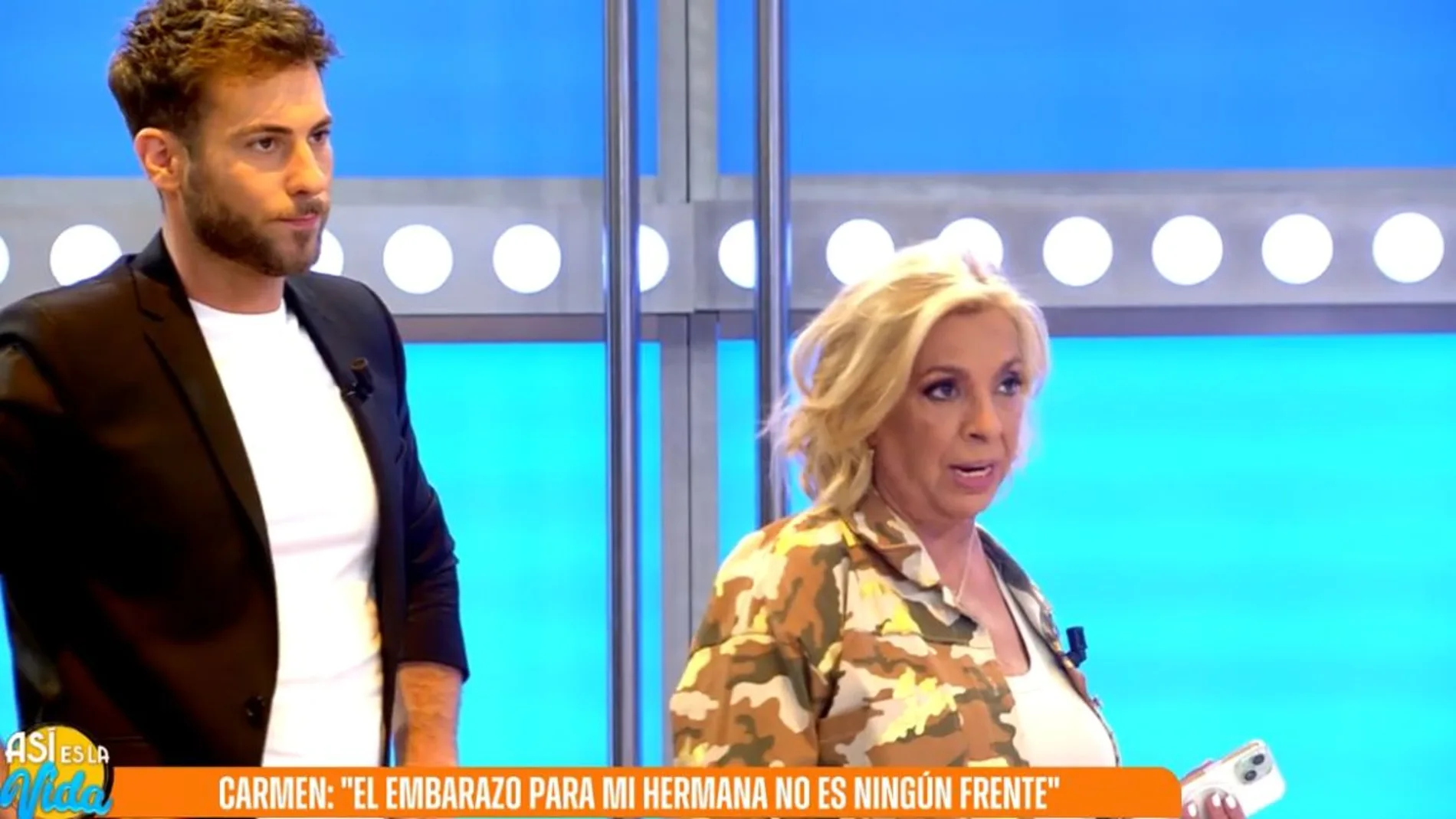 Carmen Borrego estalla en "Así es la vida"