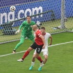 Trauner en el gol de Austria