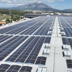 Vista aérea del bloque logístico de Mercadona en Abrera