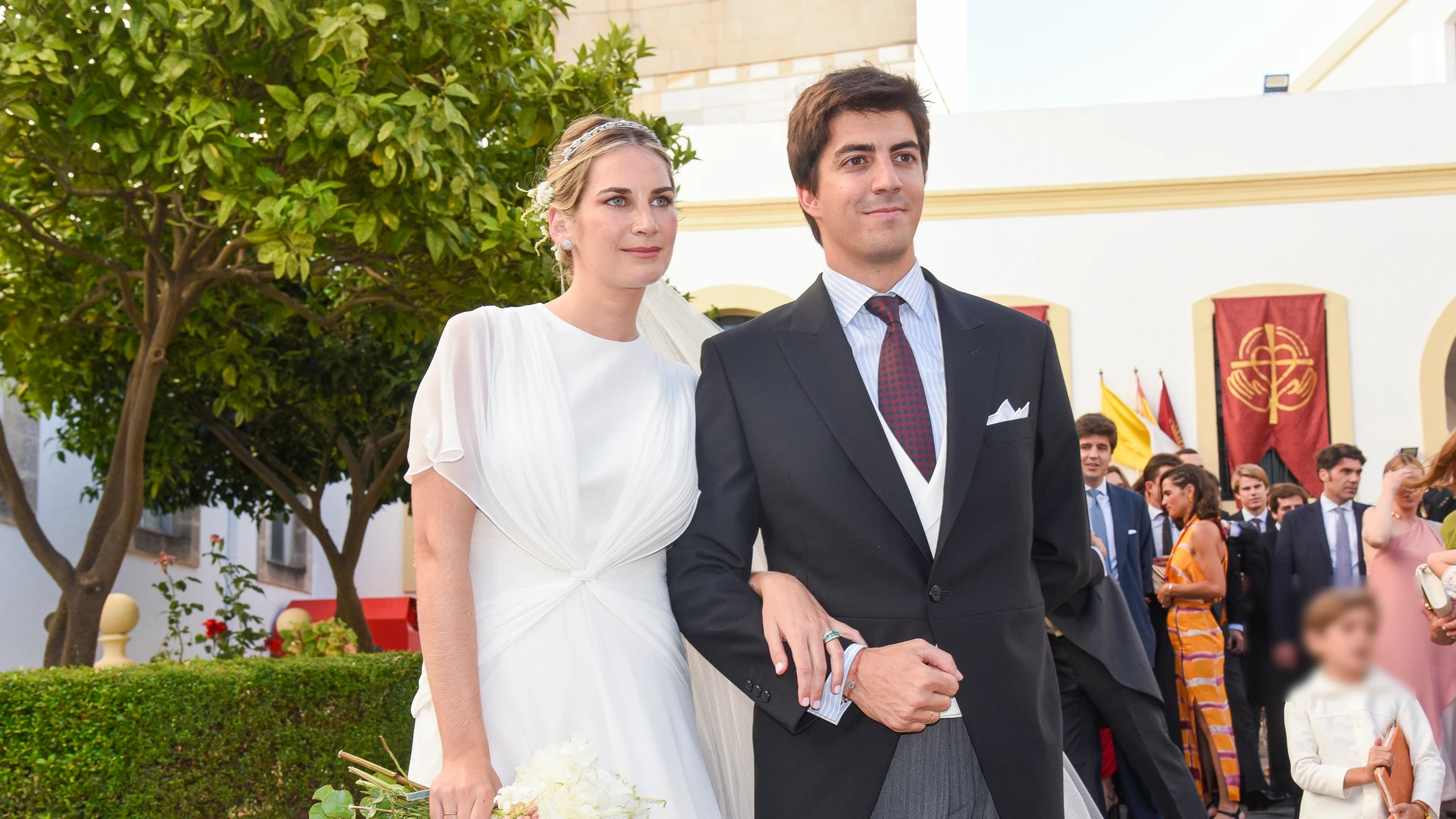 El vestido de novia de Sibi Montes para su boda con Mateo Ibáñez.