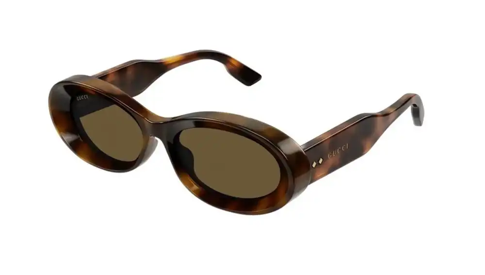 Gafas de sol ovaladas.