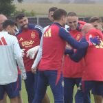 Collejas a De la Fuente, seleccionador nacional