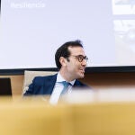 Carlos Cuerpo comparece en la Comisión Mixta para la Unión Europa en el Congreso de los Diputados 