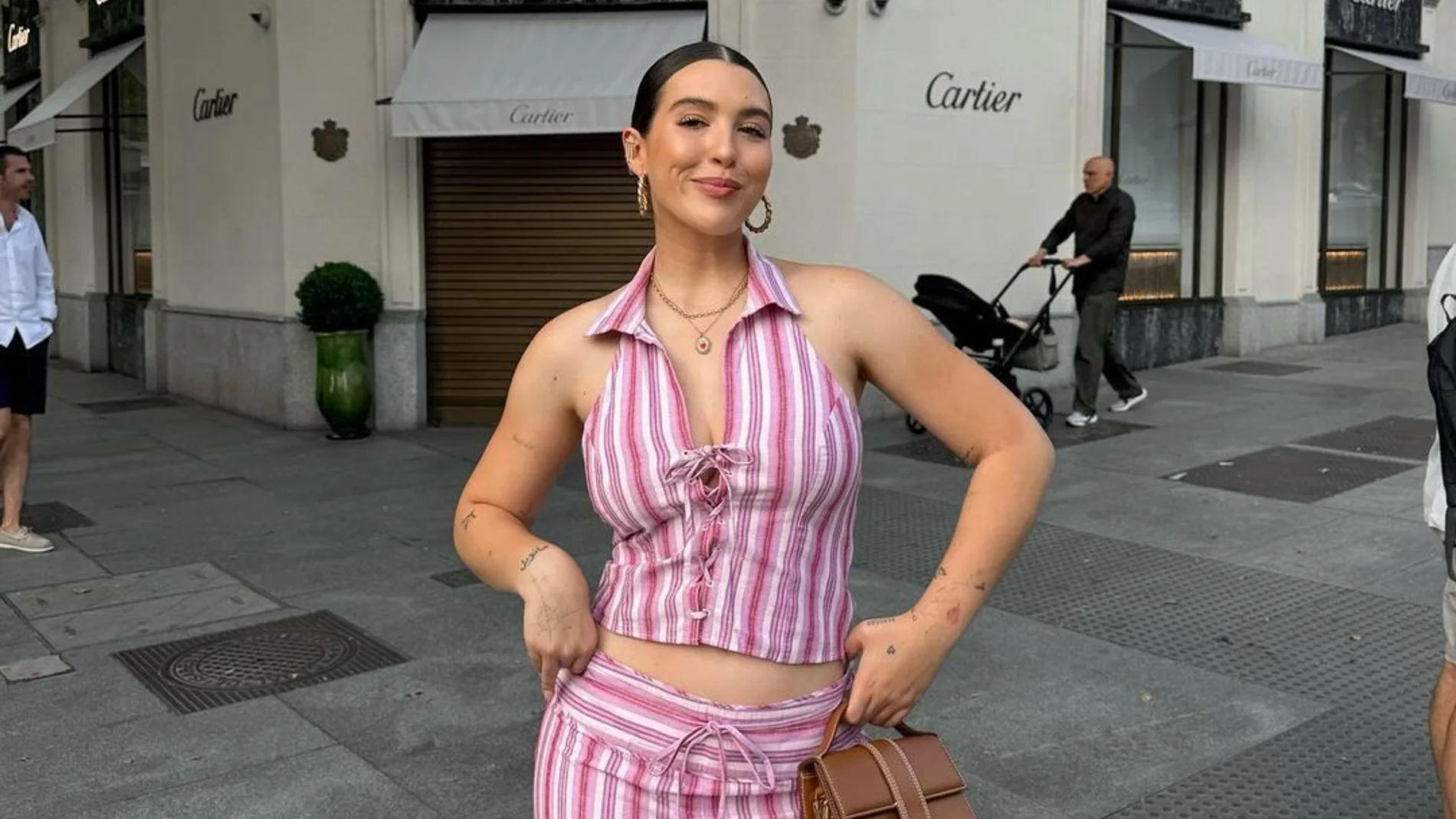 Alba Díaz con conjunto de Mango.