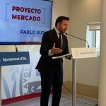 El alcalde de Elche, Pablo Ruz, del PP, en una imagen de archivo