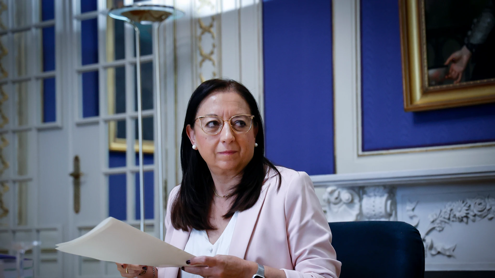 La presidenta de Les Corts, Llanos Massó (Vox)
