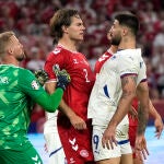 Euro 2024 Soccer Denmark Serbia
