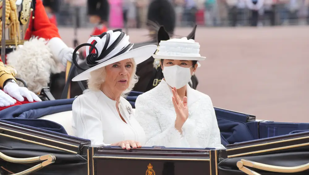 La Reina Camilla con Masako de Japón en Reino Unido