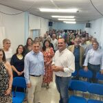 García Carbayo junto a los suyos tras presidir el Comité Ejecutivo del PP de Salamanca