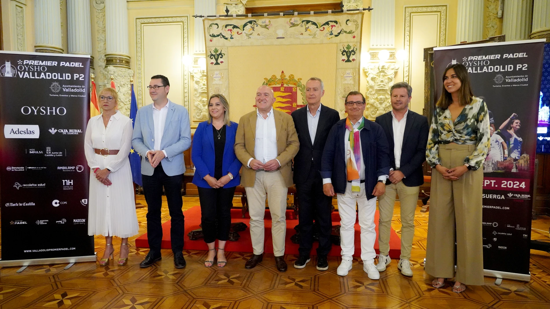 Presentación del Premier Pádel que tendrá lugar en Valladolid