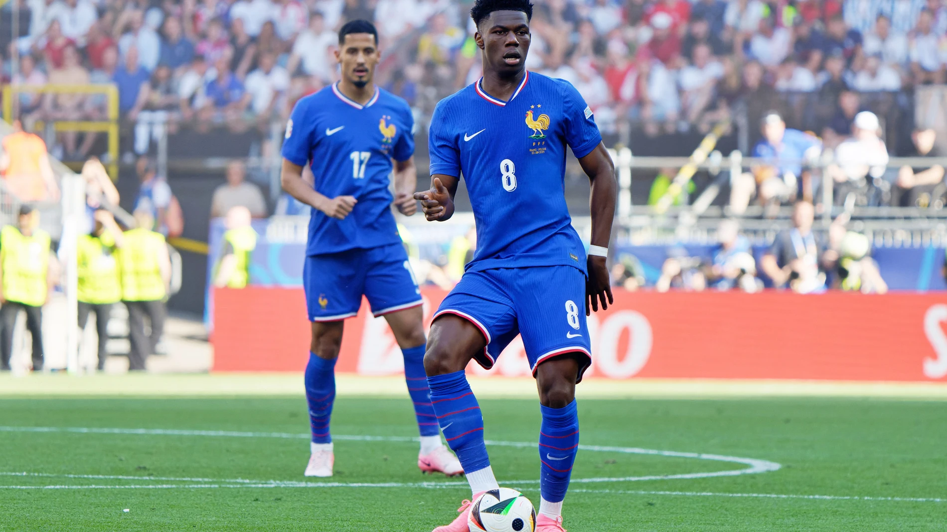 Aurelien Tchouameni of France during the UEFA Euro 2024, Group D football match between France and Poland on 25 June 2024 at Signal Iduna Park in Dortmund, Germany - Photo Emmanuele Mastrodonato / LiveMedia / DPPI AFP7 25/06/2024 ONLY FOR USE IN SPAIN