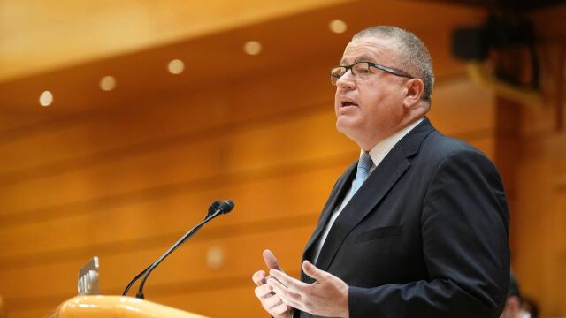 El senador del Partido Popular de la Región de Murcia Francisco Bernabé