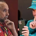 Enrico Cardile y Fernando Alonso