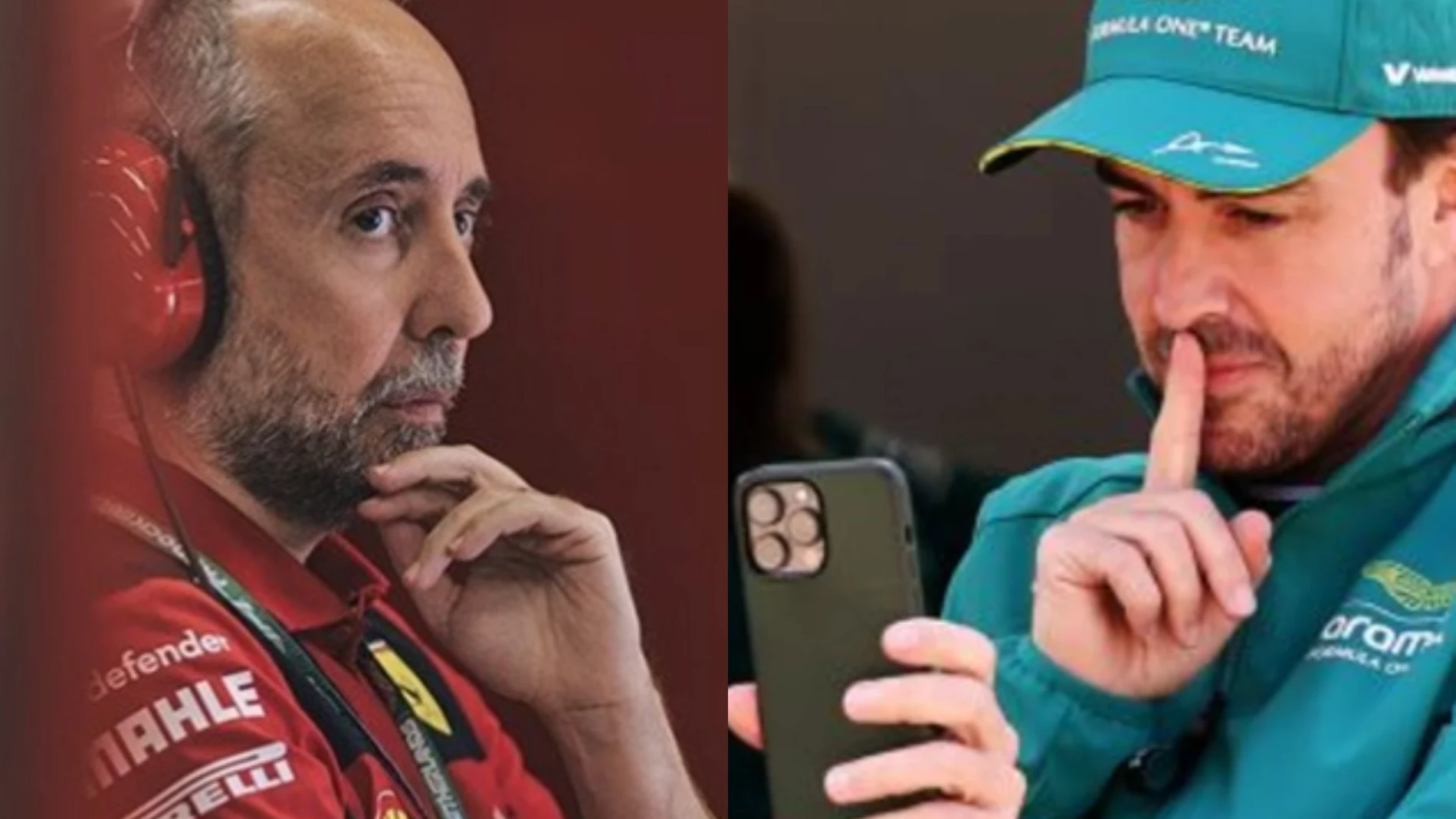 Enrico Cardile y Fernando Alonso