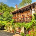 Pueblo medieval en Cantabria