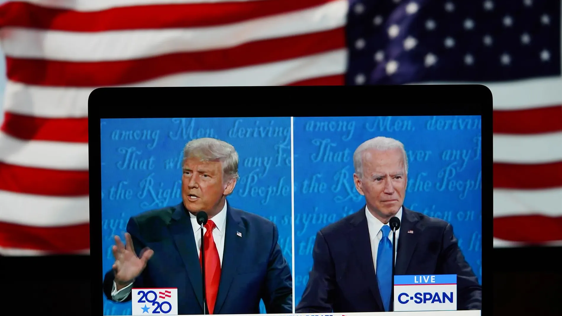 EEUU.- Trump y Biden se ven las caras cuatro años después en un debate a puerta cerrada y con estricto turno de palabra