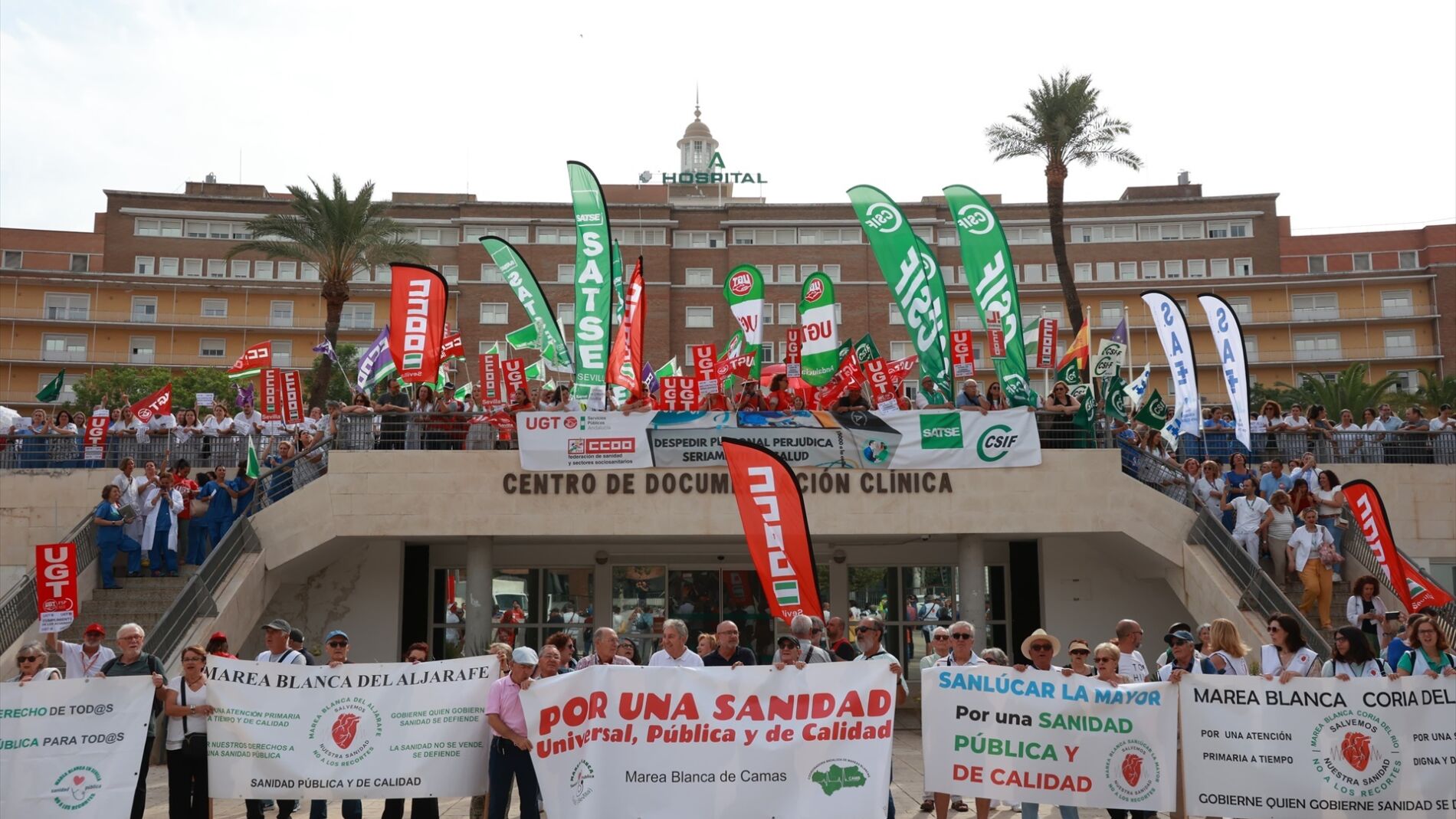 La Junta cifra en un 4,5% el seguimiento de la huelga en la sanidad ...