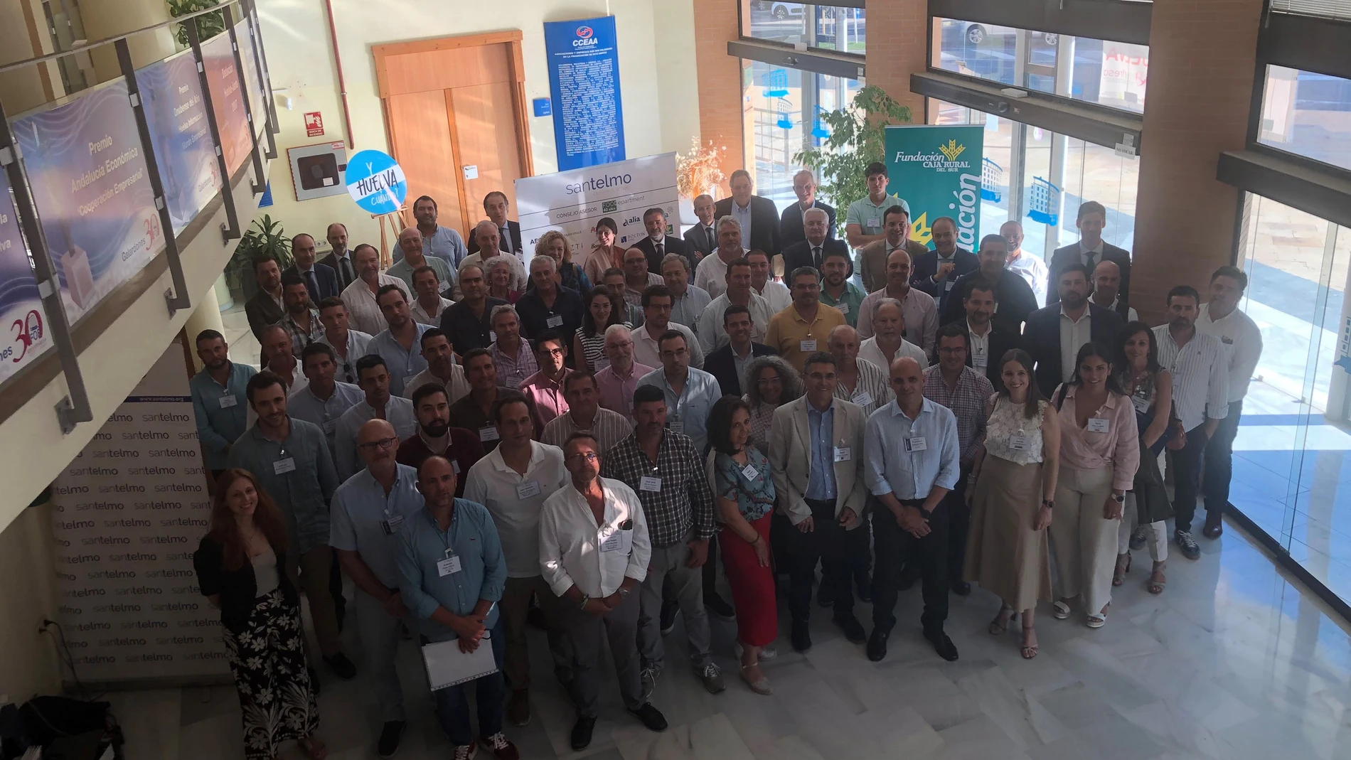 Los participantes en el curso de San Telmo y Caja Rural del Sur