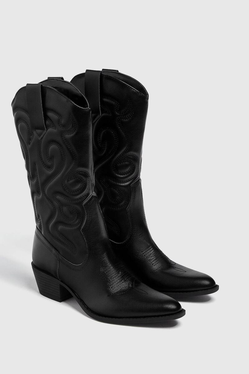 Botas cowboy pespuntes