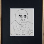 Max Jacob retratado por Jean Boullet