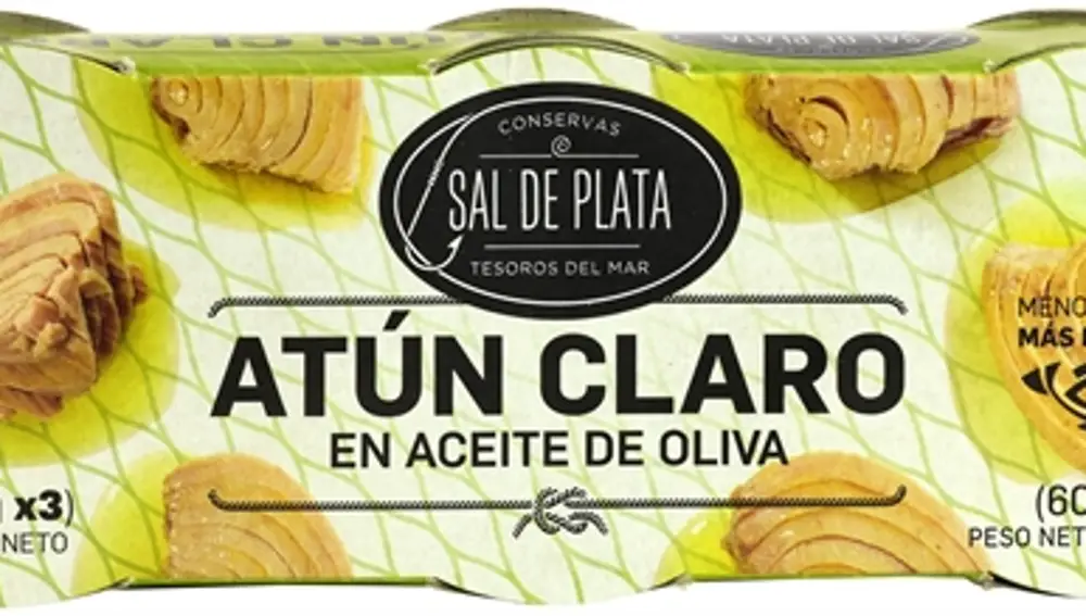 Atún claro en aceite de oliva de Sal de Plata