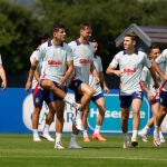 Entrenamiento de la selección española de fútbol
