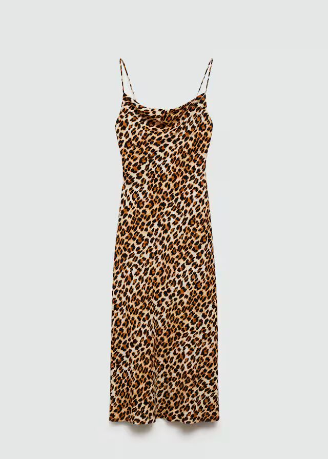 Vestido largo leopardo