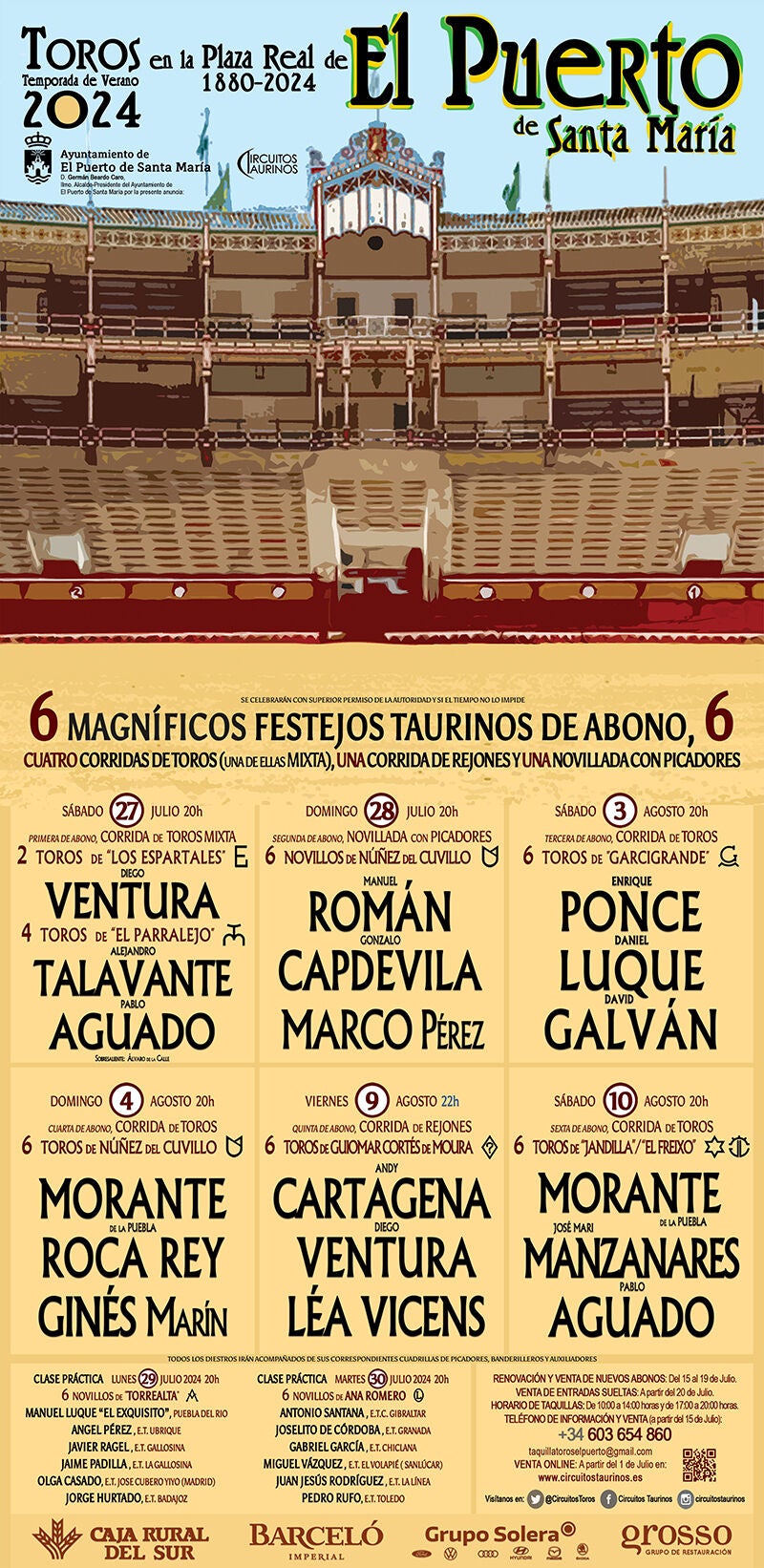 Cartel Temporada de Verano 2024