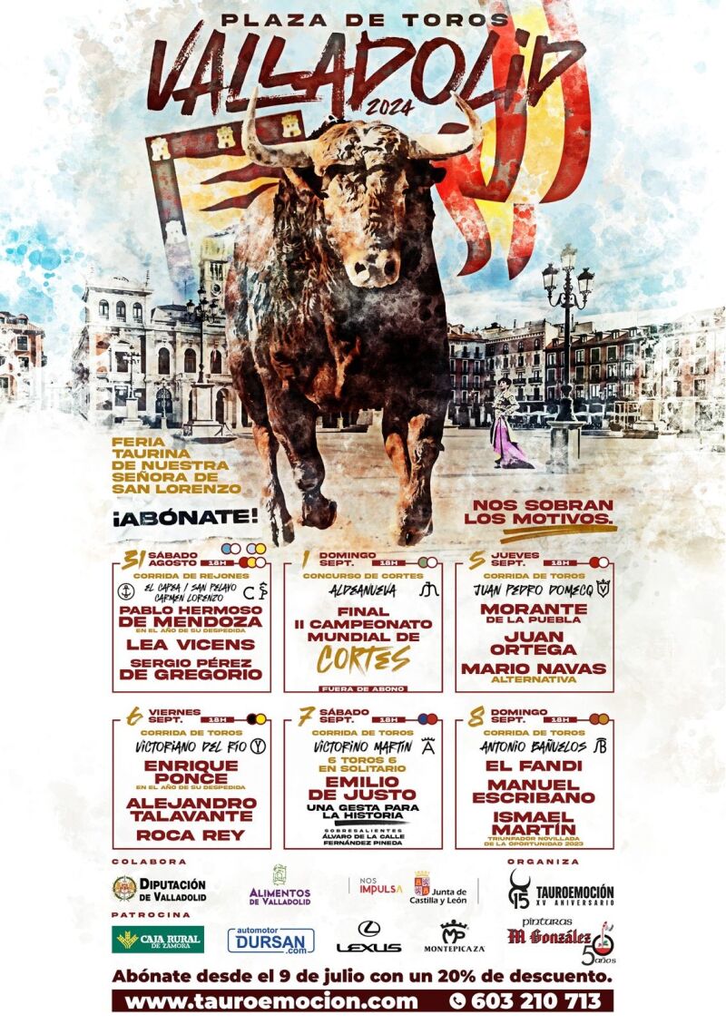 Carteles de la Feria de Nuestra Señora de San Lorenzo de Valladolid
