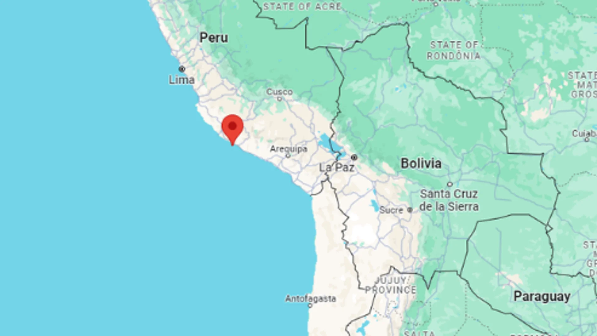 Terremoto de 7 grados en la región de Arequipa en Perú