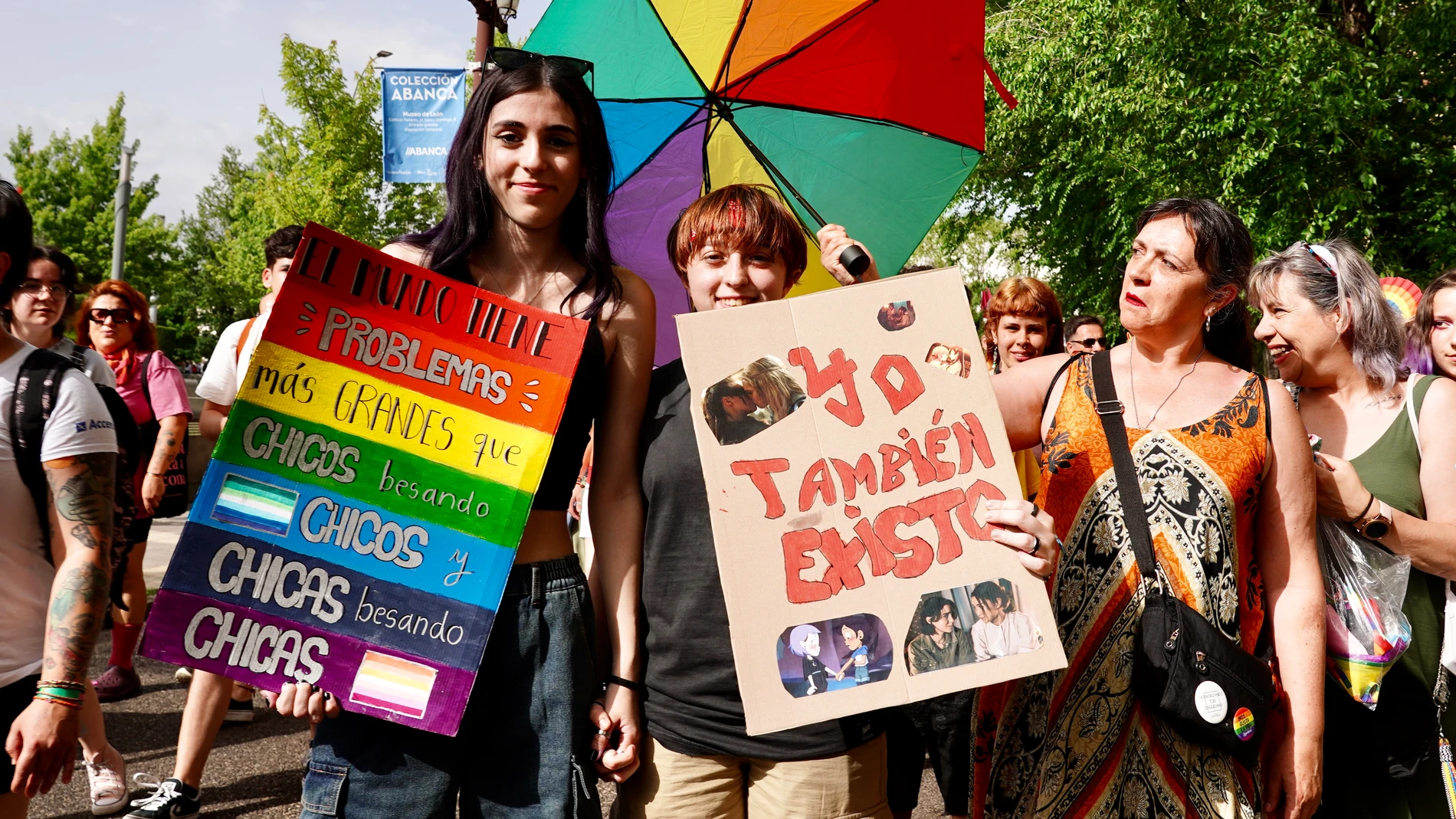 Manifestación del Orgullo LGTBIQ+ en León