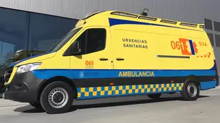 Ambulancia del 061 de Galicia. Ambulancia del 061 de Galicia.