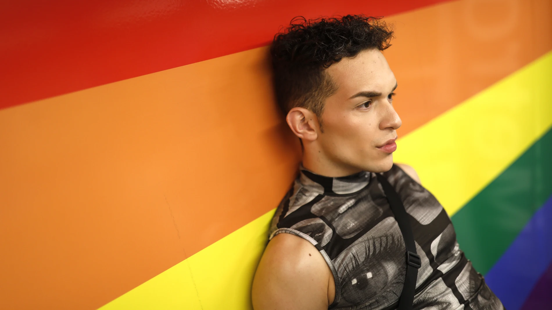 Sergio Gutiérrez posa para LA RAZÓN en Chueca, Madrid