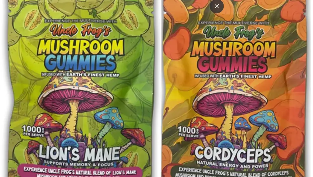 Las gomitas de hongos Uncle Frog's