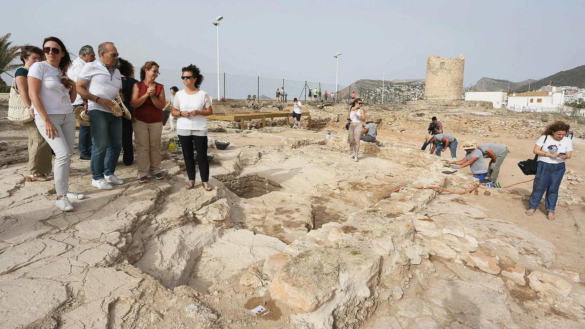 Imagen del yacimiento arqueológico de Los Baños de la Reina que está en Calpe, Alicante